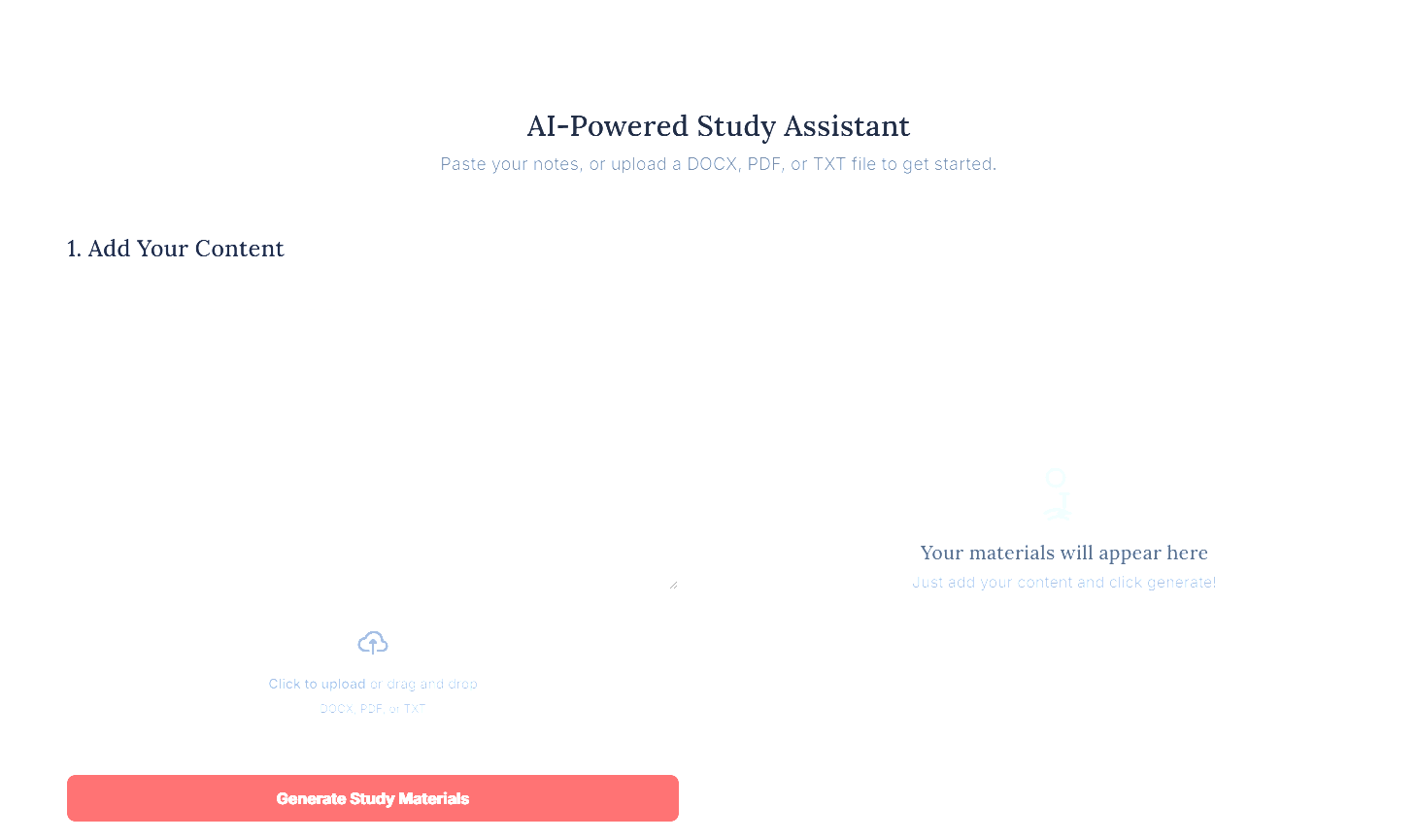 AI-Powered Study Assistant project image