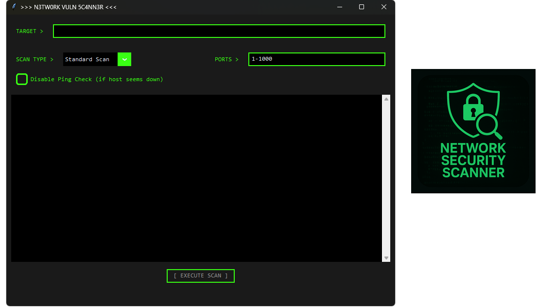 An internal network security scanner tool developed by Alpha IT Solutions
